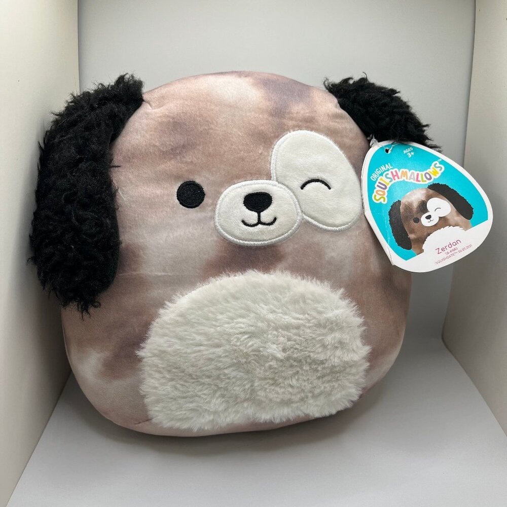 Squishmallow Plush - Zerdan the Dog (Gently Used)